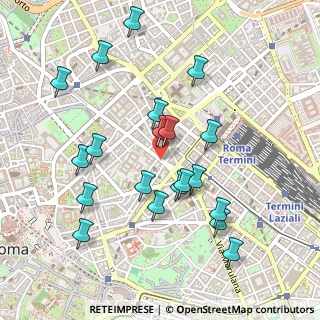 Mappa Via Cesare Balbo, 00184 Roma RM, Italia (0.522)