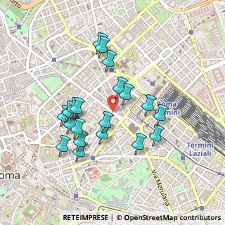 Mappa Via Cesare Balbo, 00184 Roma RM, Italia (0.45)