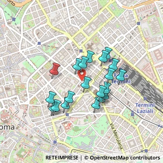 Mappa Via Cesare Balbo, 00184 Roma RM, Italia (0.397)