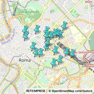 Mappa Via Cesare Balbo, 00184 Roma RM, Italia (0.735)