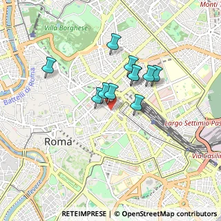 Mappa Via Cesare Balbo, 00184 Roma RM, Italia (0.69727)