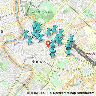 Mappa Via Parma, 00184 Roma RM, Italia (0.74)