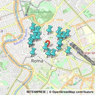 Mappa Via Parma, 00184 Roma RM, Italia (0.729)
