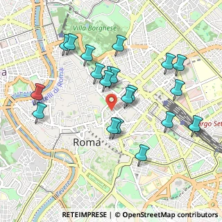 Mappa Via Parma, 00184 Roma RM, Italia (1.017)