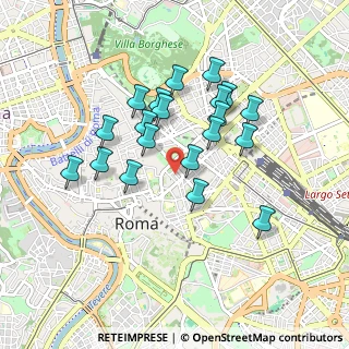 Mappa Via Parma, 00184 Roma RM, Italia (0.842)