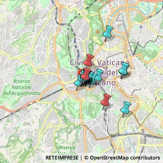 Mappa Via Anastasio II, 00165 Roma RM, Italia (0.98765)