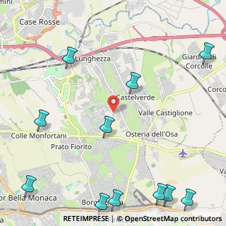 Mappa Via Rocca di Botte, 00132 Roma RM, Italia (3.48636)