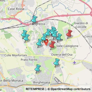 Mappa Via Rocca di Botte, 00132 Roma RM, Italia (1.535)