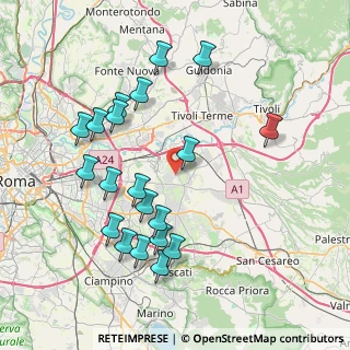 Mappa Via Rocca di Botte, 00132 Roma RM, Italia (8.6995)