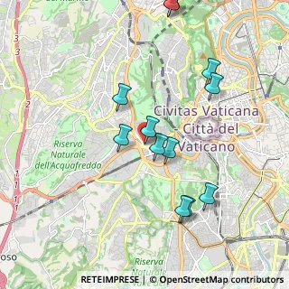 Mappa Via Cardinal Parocchi, 00167 Roma RM, Italia (2.11333)