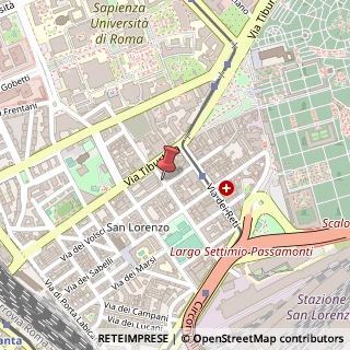 Mappa Via degli Ausoni,  7, 00185 Roma, Roma (Lazio)