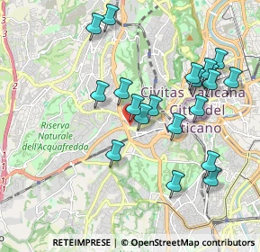 Mappa Piazza Irnerio, 00165 Roma RM, Italia (2.053)