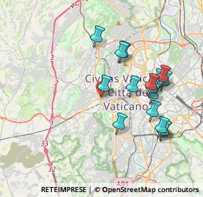 Mappa Piazza Irnerio, 00165 Roma RM, Italia (3.96438)