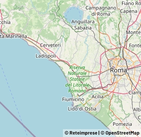 Mappa 00050 Fiumicino RM, Italia (18.2875)