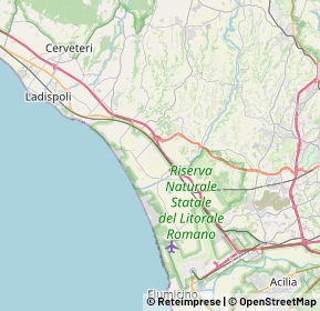 Mappa 00050 Fiumicino RM, Italia (12.005)