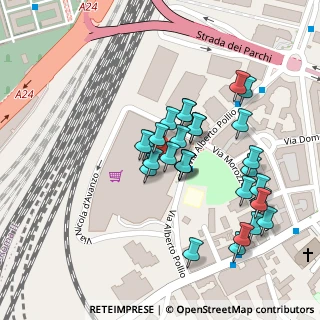 Mappa Centro Commerciale Auchan, 00159 Roma RM, Italia (0.12069)