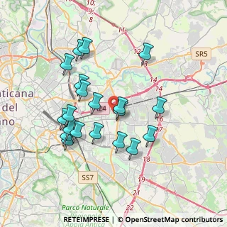 Mappa Via Camillo Prampolini, 00155 Roma RM, Italia (3.6425)