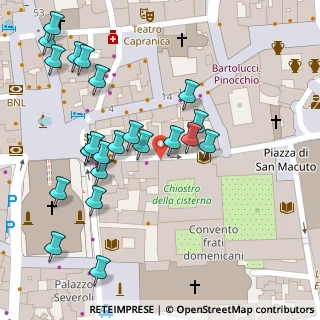 Mappa Via del Seminario, 00186 Roma RM, Italia (0.06522)