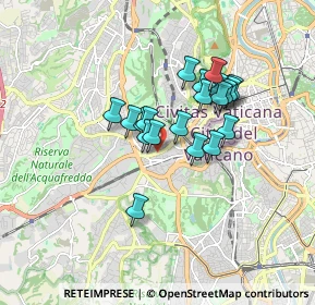 Mappa Baldo Degli Ubaldi, 00167 Roma RM, Italia (1.3615)