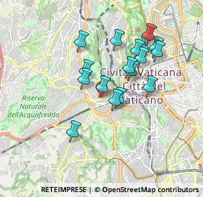 Mappa Baldo Degli Ubaldi, 00167 Roma RM, Italia (1.65235)