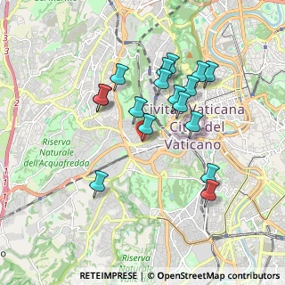 Mappa Via Baldo degli Ubaldi, 00165 Roma RM, Italia (1.78059)
