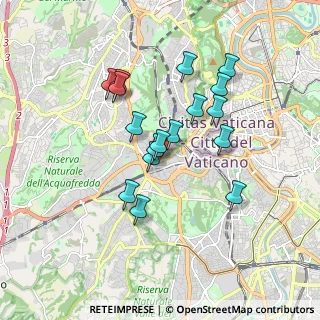Mappa Via Baldo degli Ubaldi, 00165 Roma RM, Italia (1.59)