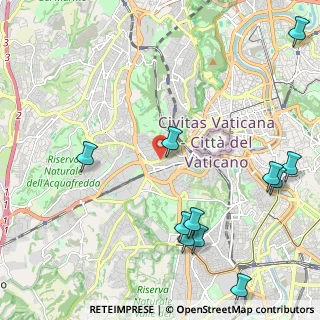 Mappa Via Baldo degli Ubaldi, 00165 Roma RM, Italia (2.96909)