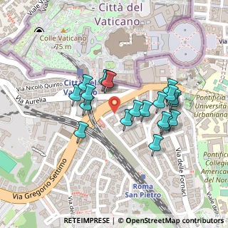 Mappa Via di Porta Cavalleggeri, 00165 Roma RM, Italia (0.2015)
