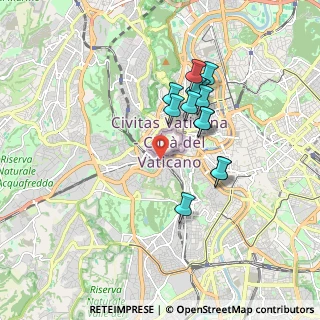 Mappa Via Sergio I, 00165 Roma RM, Italia (1.62308)