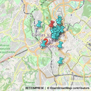Mappa Via Sergio I, 00165 Roma RM, Italia (1.51368)