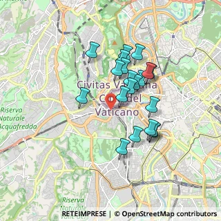 Mappa Via Sergio I, 00165 Roma RM, Italia (1.567)