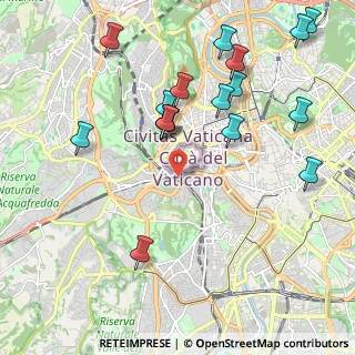 Mappa Via Sergio I, 00165 Roma RM, Italia (2.48529)