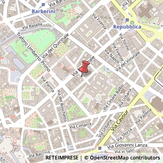 Mappa Via Genova, 21, 00184 Roma, Roma (Lazio)
