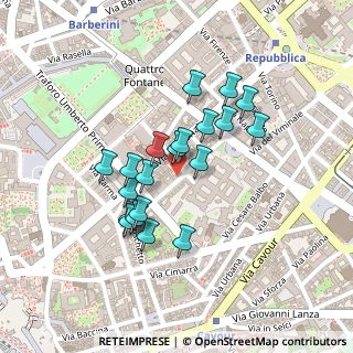 Mappa Via Palermo, 00184 Roma RM, Italia (0.192)