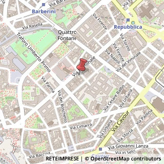 Mappa Via Genova, 11, 00184 Roma, Roma (Lazio)