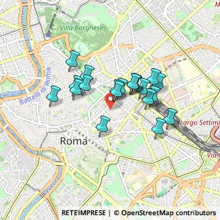 Mappa Via Palermo, 00184 Roma RM, Italia (0.7325)