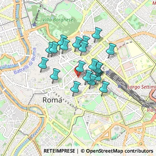 Mappa Via Palermo, 00184 Roma RM, Italia (0.7115)