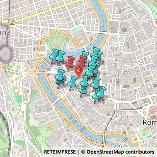 Mappa Vicolo Cieco, 00186 Roma RM, Italia (0.268)