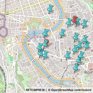 Mappa Vicolo Cieco, 00186 Roma RM, Italia (0.6555)