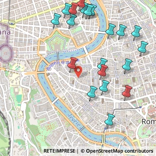 Mappa Vicolo Cieco, 00186 Roma RM, Italia (0.7105)