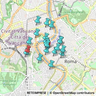 Mappa Via del Corallo, 00186 Roma RM, Italia (0.6745)