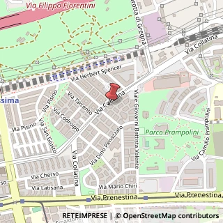 Mappa Via Collatina, 100, 00177 Roma, Roma (Lazio)