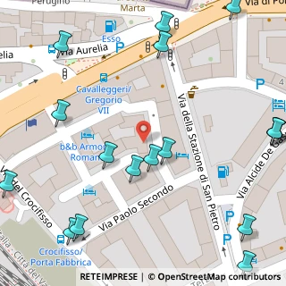 Mappa Via della Stazione di San Pietro, 00165 Roma RM, Italia (0.117)