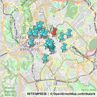 Mappa Via Giustiniani, 00186 Roma RM, Italia (1.261)