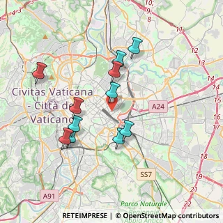 Mappa Via dei Tizii, 00185 Roma RM, Italia (3.64)
