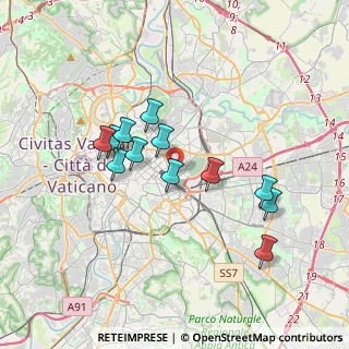 Mappa Via dei Tizii, 00185 Roma RM, Italia (3.335)