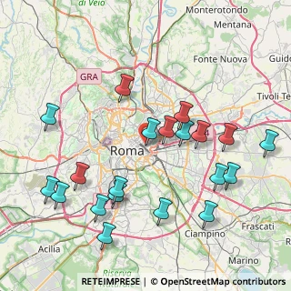 Mappa Via dei Tizi, 00185 Roma RM, Italia (9.434)