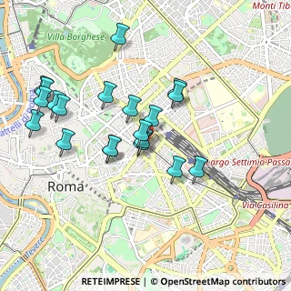 Mappa Via Antonio Rosmini, 00184 Roma RM, Italia (0.975)