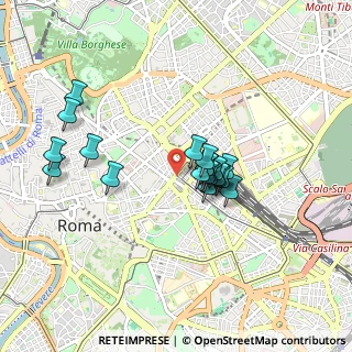 Mappa Via Antonio Rosmini, 00184 Roma RM, Italia (0.7435)