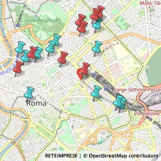 Mappa Via Antonio Rosmini, 00184 Roma RM, Italia (1.3005)